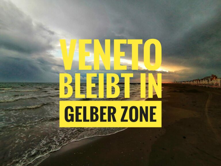 Veneto bleibt in Gelber Zone