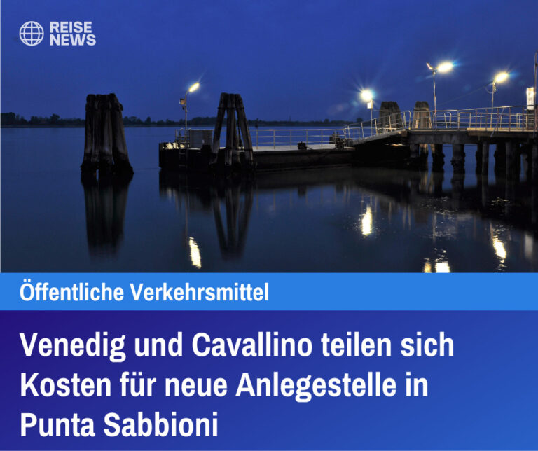 Venedig und Cavallino teilen sich Kosten für neue Anlegestelle in Punta Sabbioni