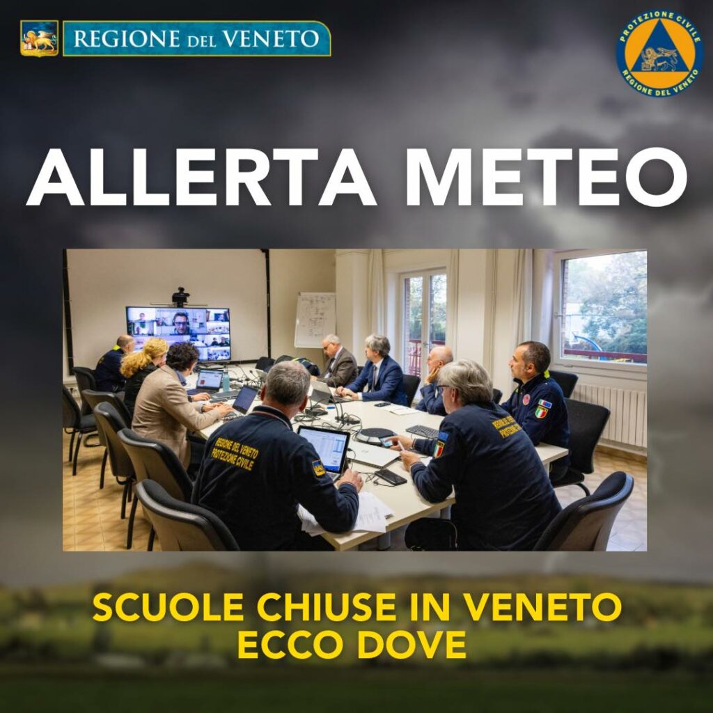 Unwetterwarnung im Veneto
