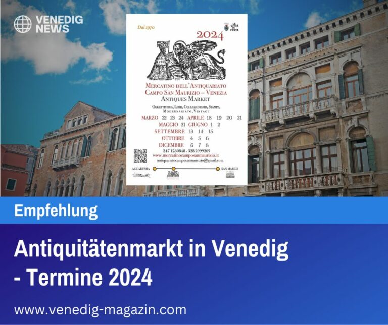 Antiquitätenmarkt in Venedig - Termine 2024