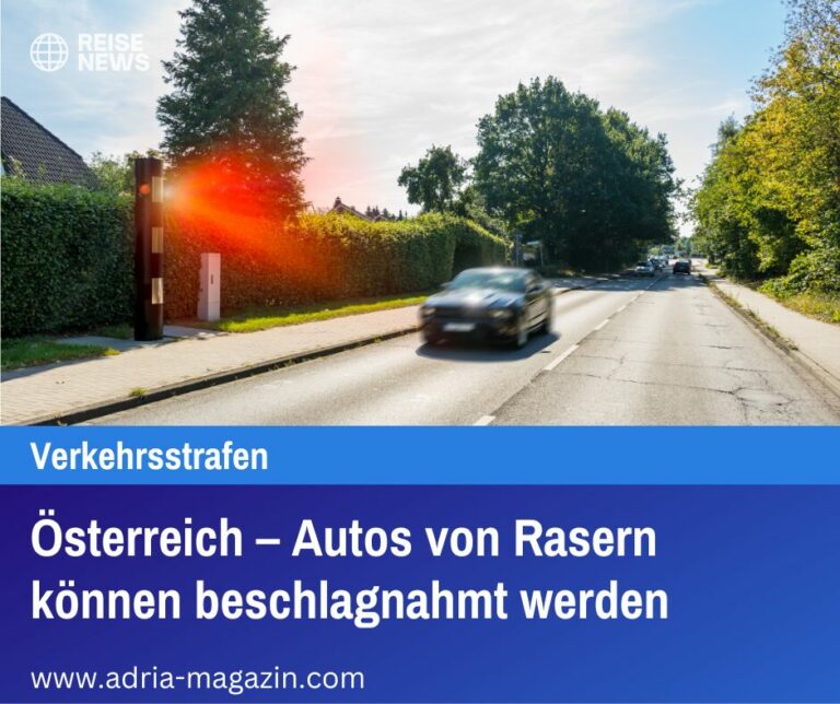 Österreich – Autos von Rasern können beschlagnahmt werden