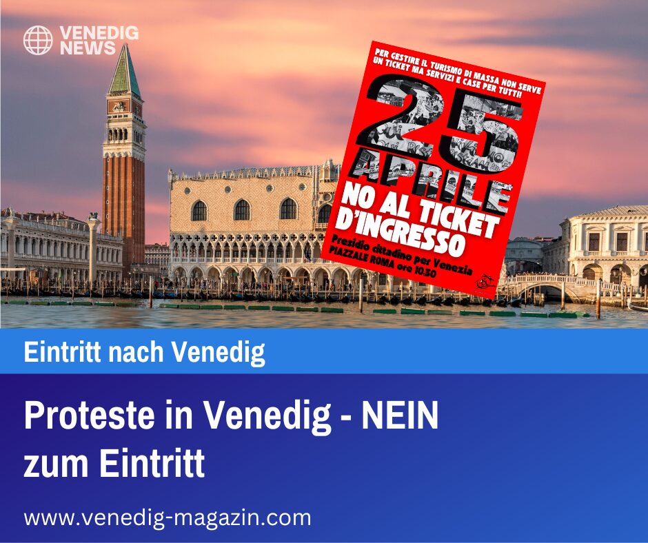 Proteste in Venedig - NEIN zum Eintritt