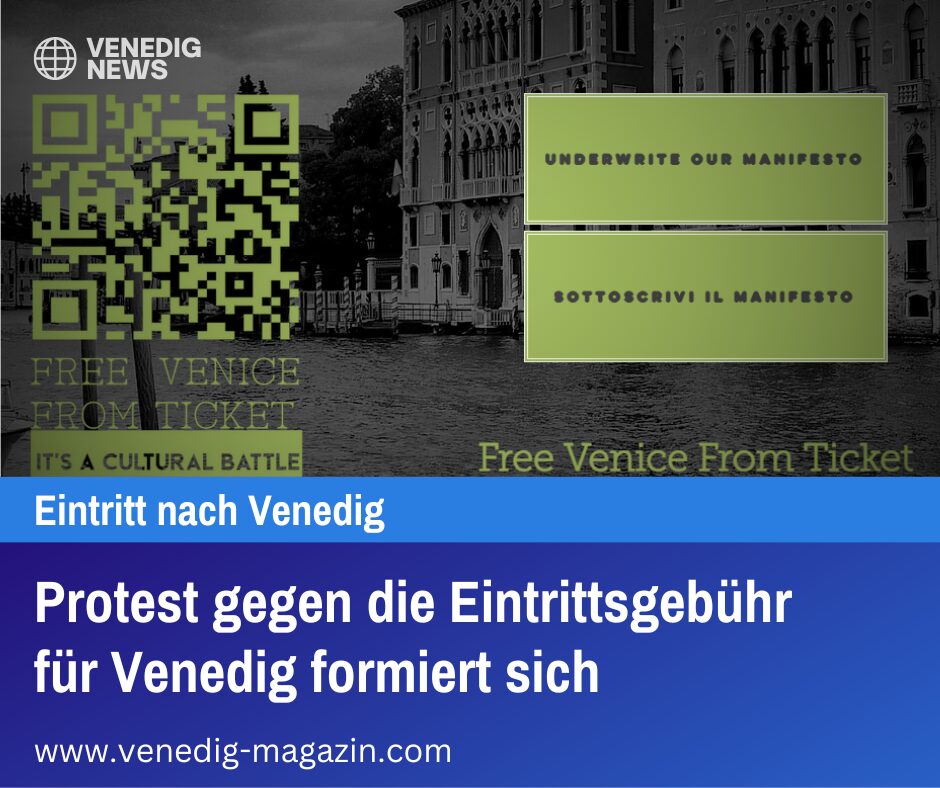 Protest gegen die Eintrittsgebühr für Venedig formiert sich