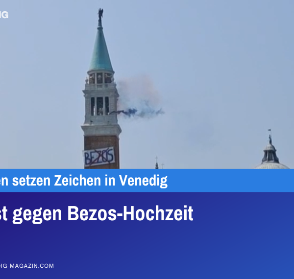 Protest gegen Bezos-Hochzeit