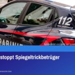 Polizei stoppt Spiegeltrickbetrüger