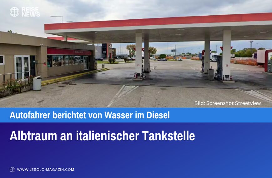 Albtraum an italienischer Tankstelle