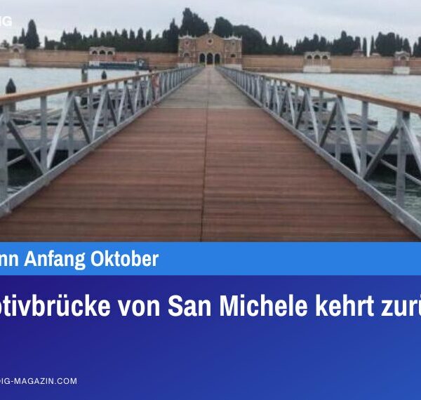 Die Votivbrücke von San Michele kehrt zurück