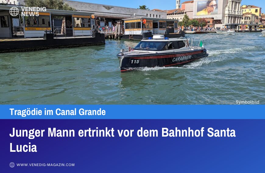 Junger Mann ertrinkt vor dem Bahnhof Santa Lucia