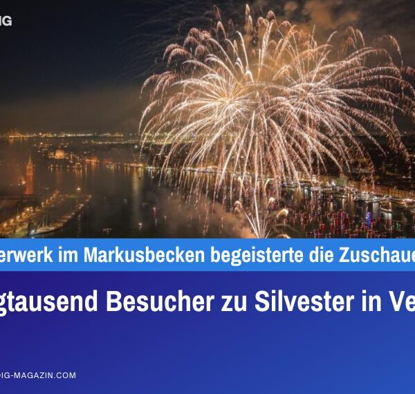 Vierzigtausend Besucher zu Silvester in Venedig