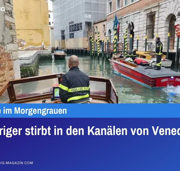 20-jähriger stirbt in den Kanälen von Venedig