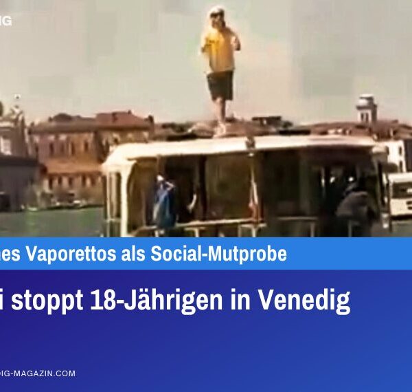 Polizei stoppt 18-Jährigen in Venedig