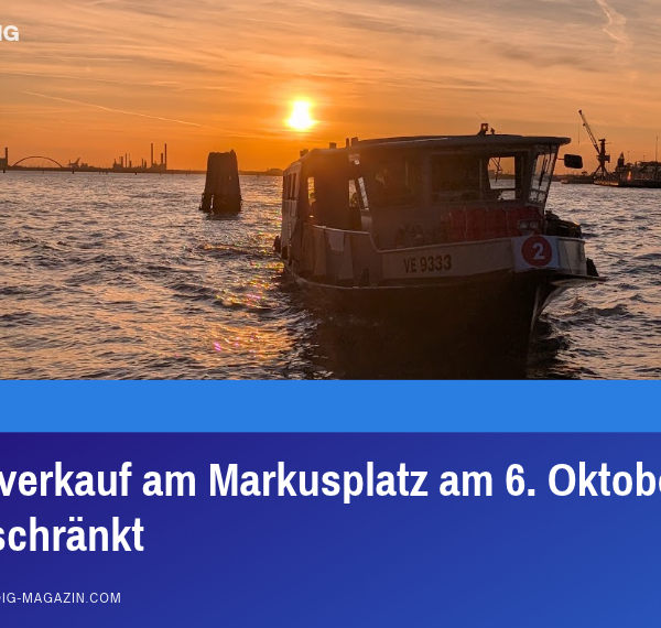 Ticketverkauf am Markusplatz am 6. Oktober eingeschränkt